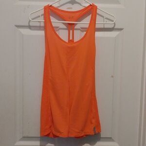 Under Armour orange tangerine  tank top Sz M